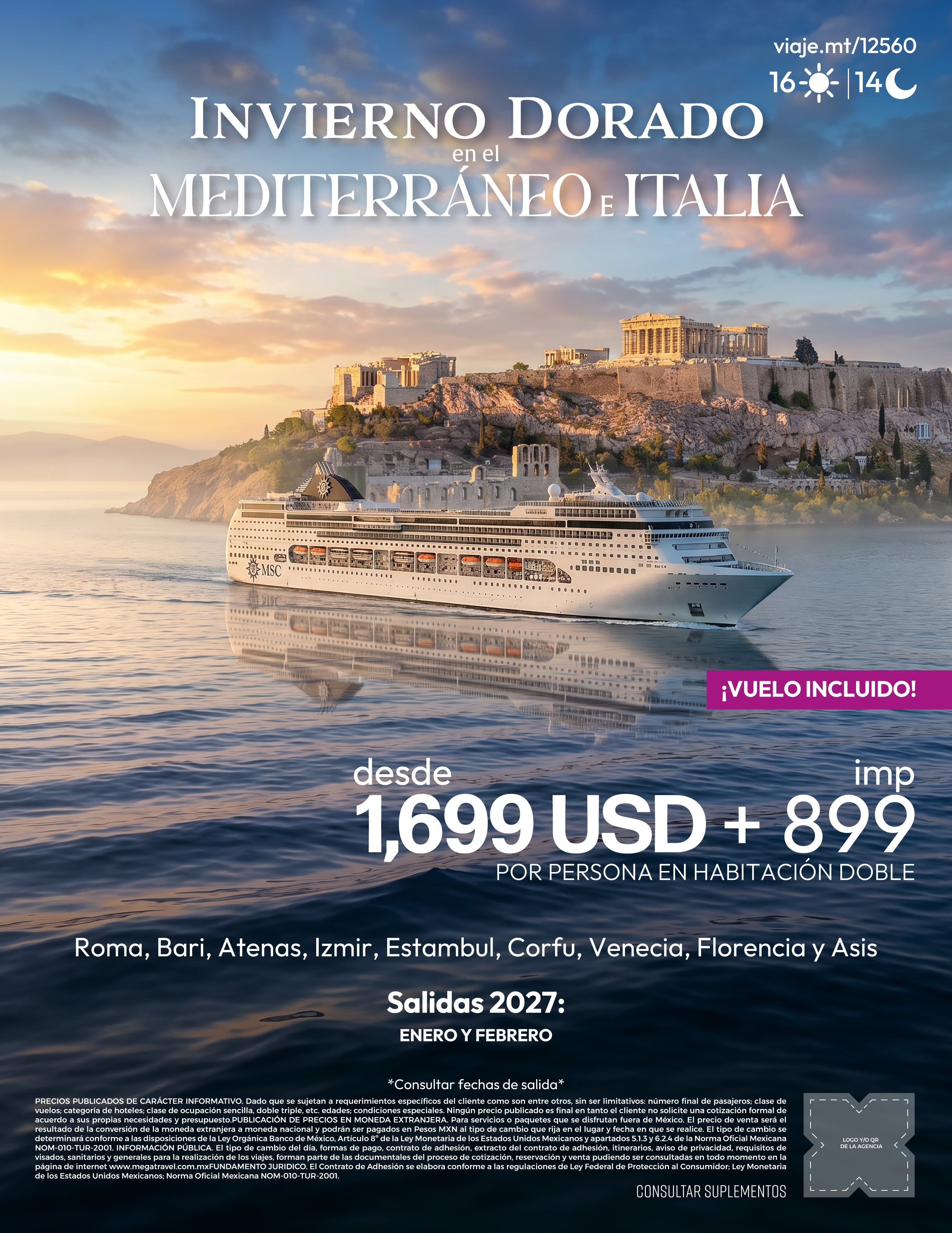 Invierno Dorado en el Mediterráneo e Italia